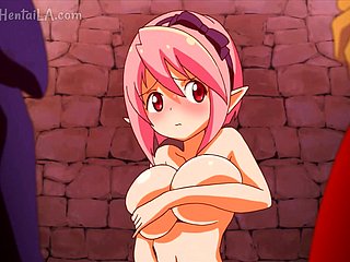 Yammy Anime Girl z ogromnymi cyckami gangbang wideo