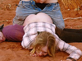 Milf gets dirty anal in the dirty while cuck girl attends