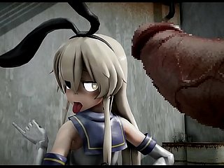 MMD 島風をわからせる