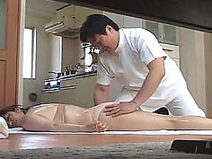 Cock-Hungry Asian MILF Gets Massaged with an increment of Then Fucked Hard