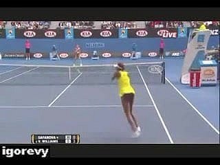 Venus Williams - Upskirt senza mutandine ordinary-looking da fuck-off